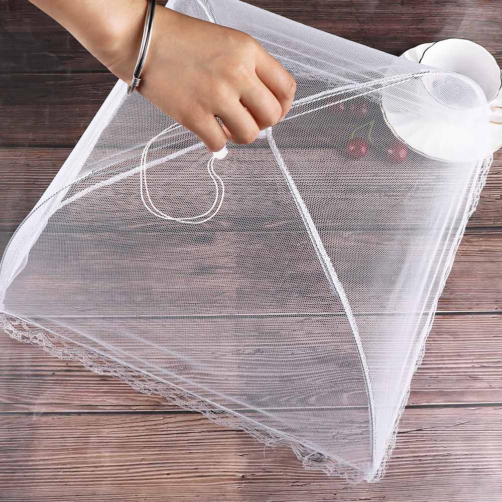 1 Pc Household Anti Mosquito Fly Resistant Lace Net Foldable Umbrella ...