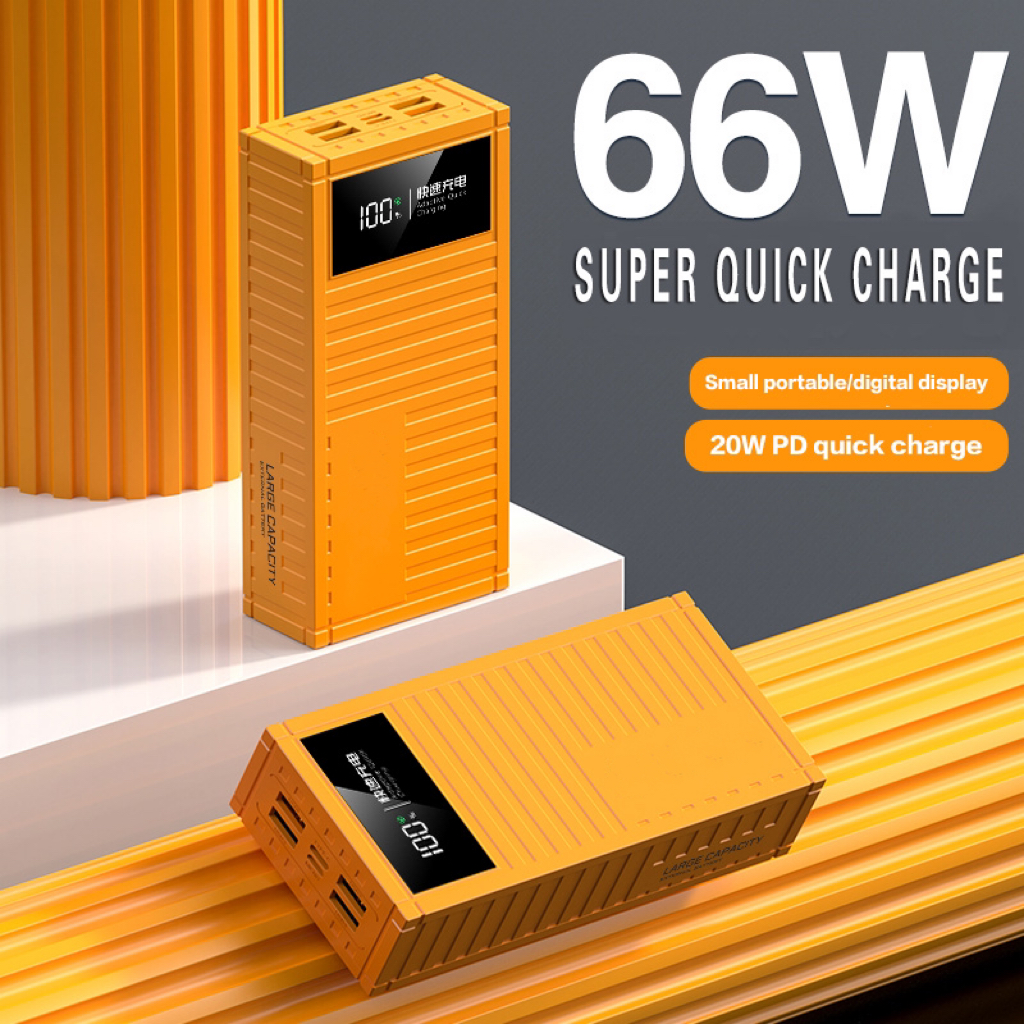 [24 Hours Delivery]66W Power Bank Fast Charging 20000mAh Power Bank ...