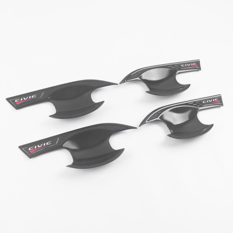 Xuming for honda civic 2022-2023 glossy black car door handle bowl cover trim civic eleventh generation car garnish