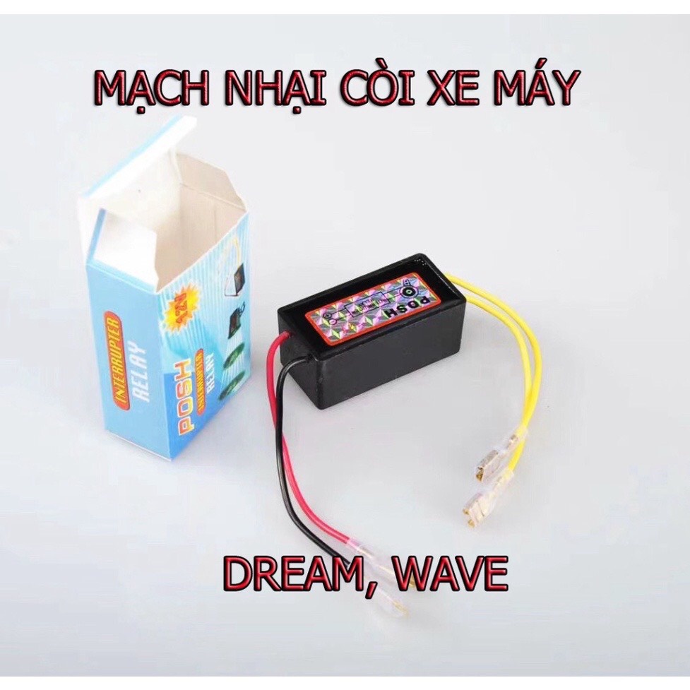Mạch Nhại Còi Posh 12v lắp cho xe máy