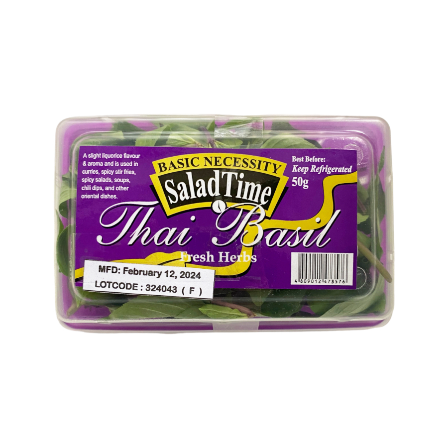 Fresh Thai Basil Leaves (50g) by Salad Time Lazada PH