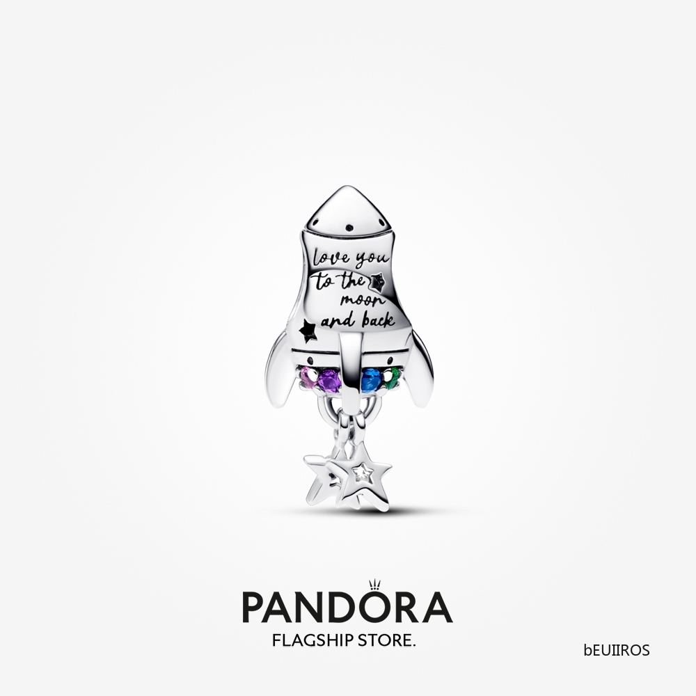 2023 New Pandora Space Love Rocket Charm