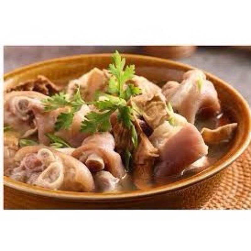 Giò heo gân, cắt khoanh - bịch 900g (giao hỏa tốc TPHCM)