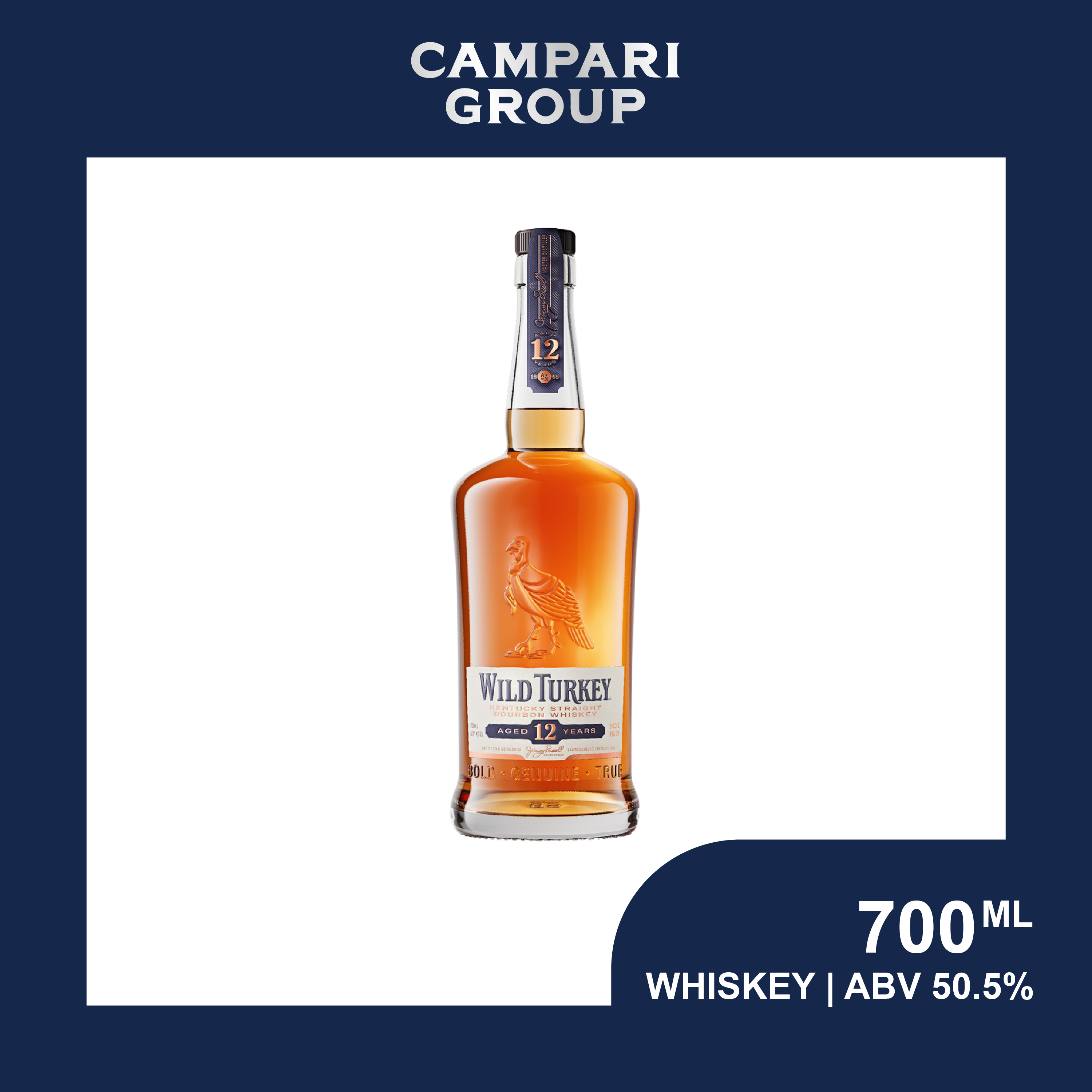 Wild Turkey 12 Year Old Bourbon Whiskey 700ml | Lazada Singapore