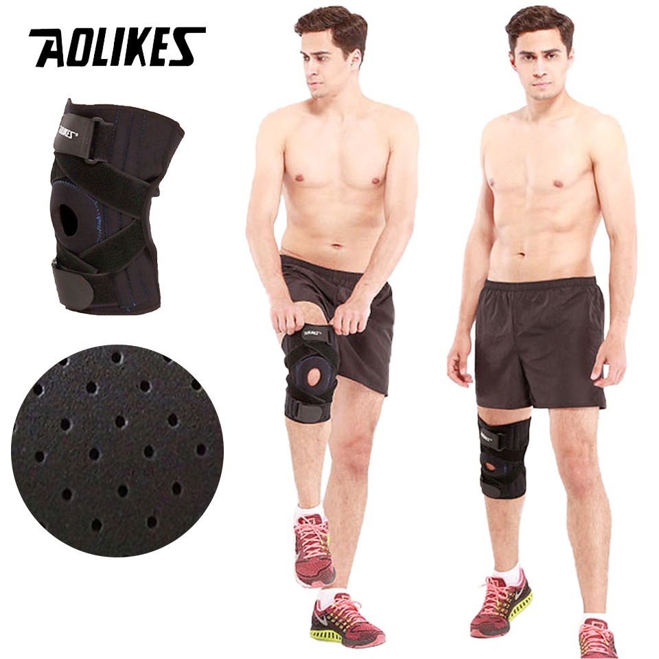 AOLIKES Springs Shockproof Knee Pad Adjustable Breathable Knee Support