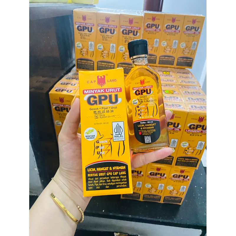 Dầu xoa bóp MINYAK URUT GPU thái lan 60ml