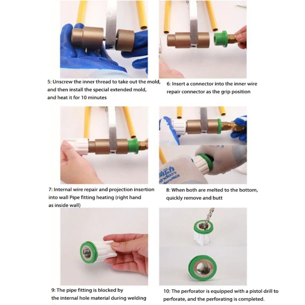 Ppr Inner Wire Precision PPR Inner Thread Crack Repair Tool Anti-smashing /2 Inch 3/4 ...