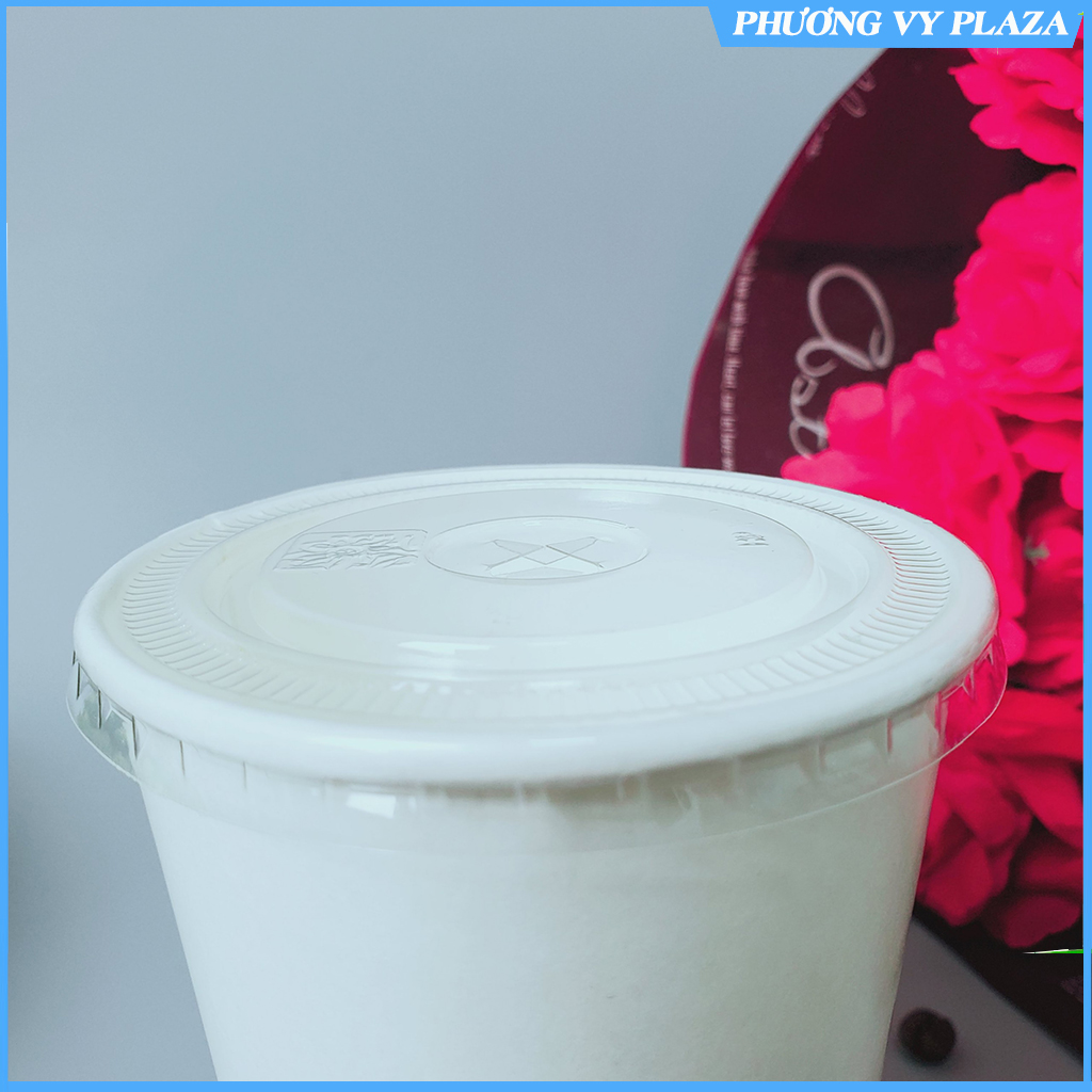 50 Chiếc nắp cốc giấy - nắp bằng