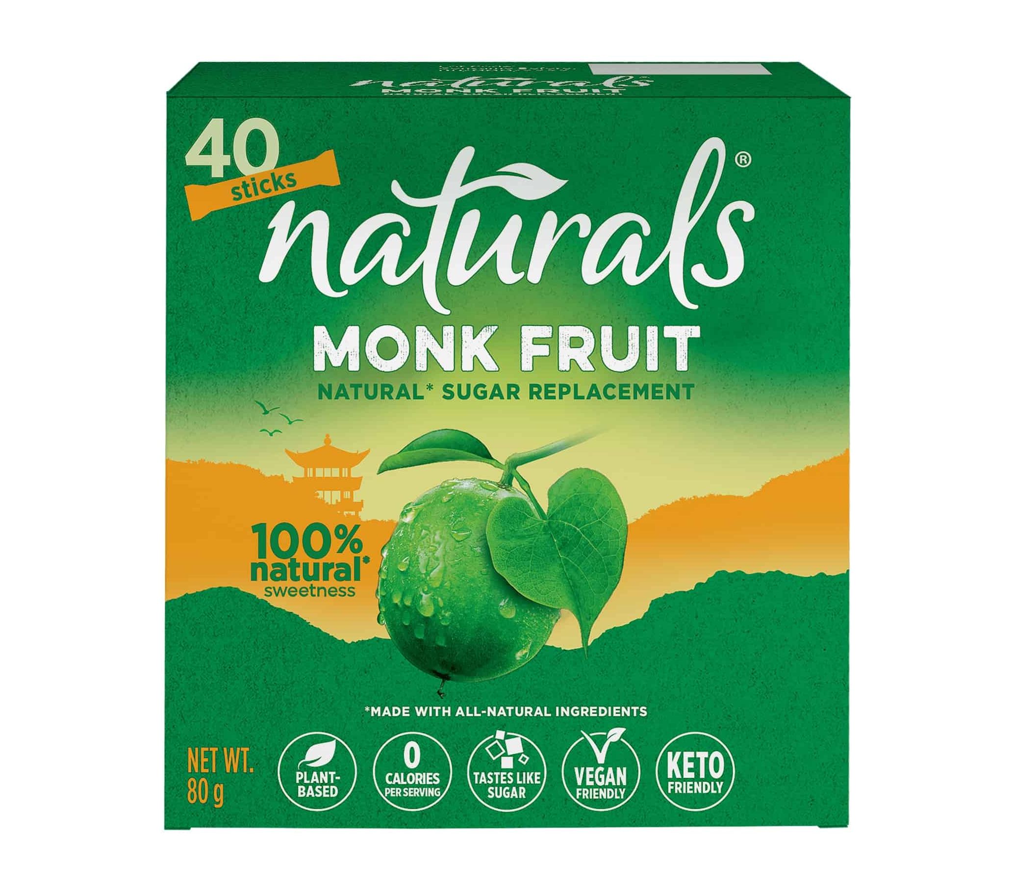 EQUAL® MONK FRUIT NATURAL SUGAR REPLACEMENT [40 STICKS] | Lazada