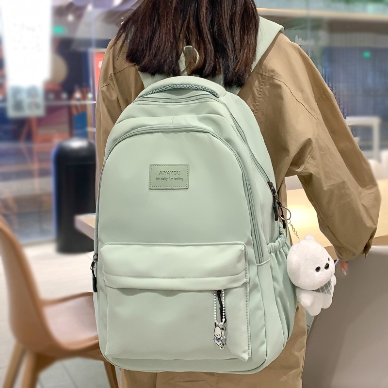 New Female Fashion Lady High Capacity Waterproof College Backpack Trendy Girls Laptop School Bags Cute Girl Travel Book Bag.