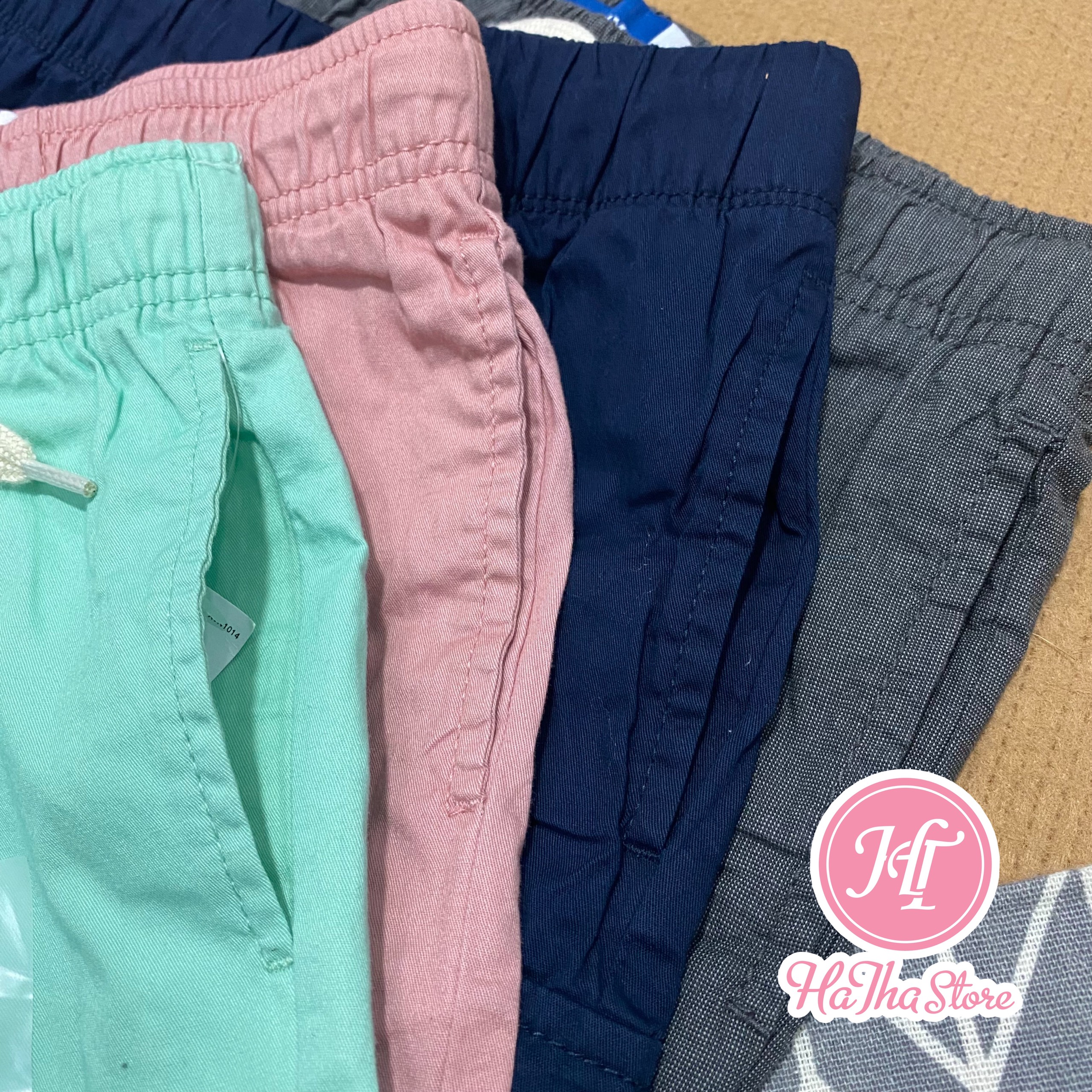 Quần short kaki 0ID N4VY cho bé trai (18-55kg)