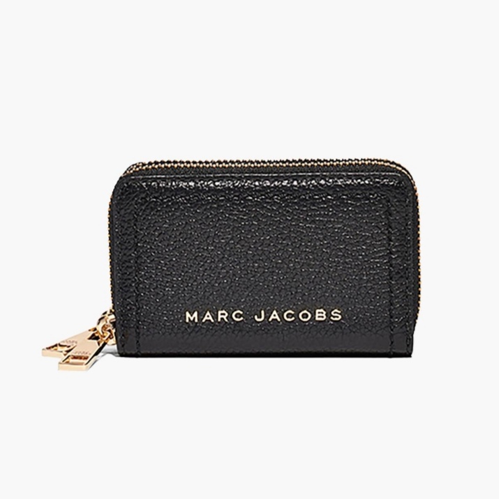 marc jacobs the groove leather double zip card case