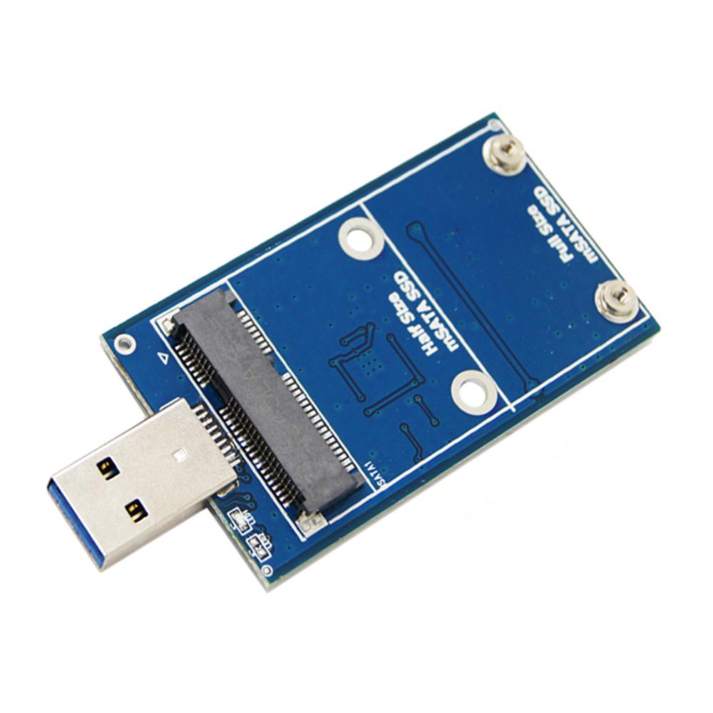 Mini MSATA Để USB 3.0 Hộp đĩa cứng 6Gbps công cụ chuyển đổi SSD Adapter Bao Vây Không Dây Pci-E Cho 30*30/50 mSATA SSD