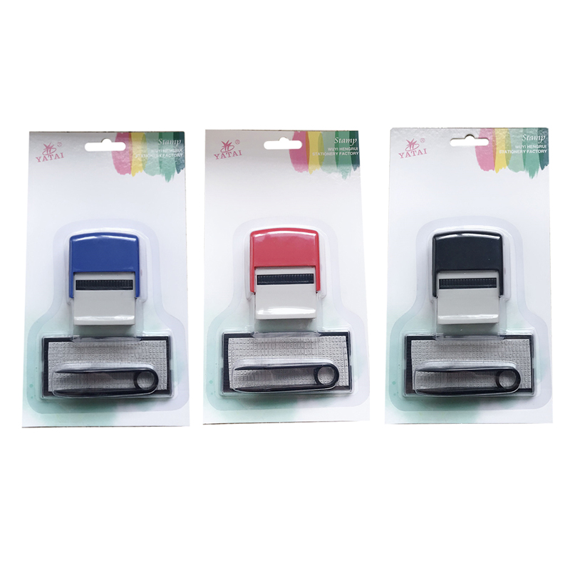 【SkinHorizon】Rubber Stamp Kit DIY Custom Personalized Self Inking Business Address Name Number Letter Stamp Handicrafts Printing Rubber Stamp. 