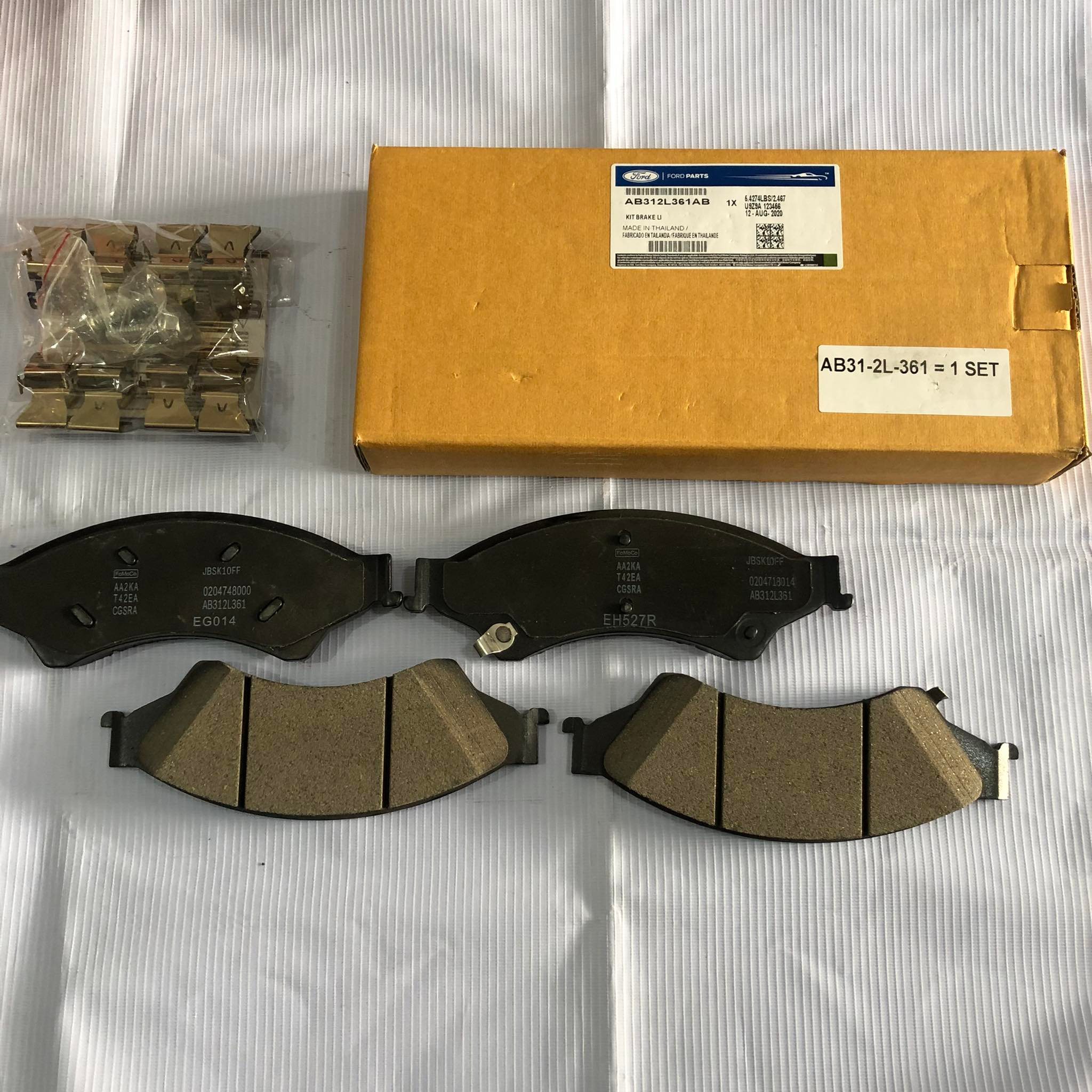 GENUINE 20132022 FORD RANGER FRONT BRAKE PADS (2.23.2) Lazada PH