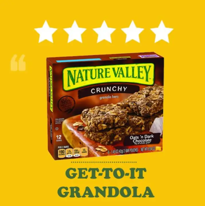 Nature Valley Oats Dark Chocolate Granola Bars 6x42g Lazada Singapore