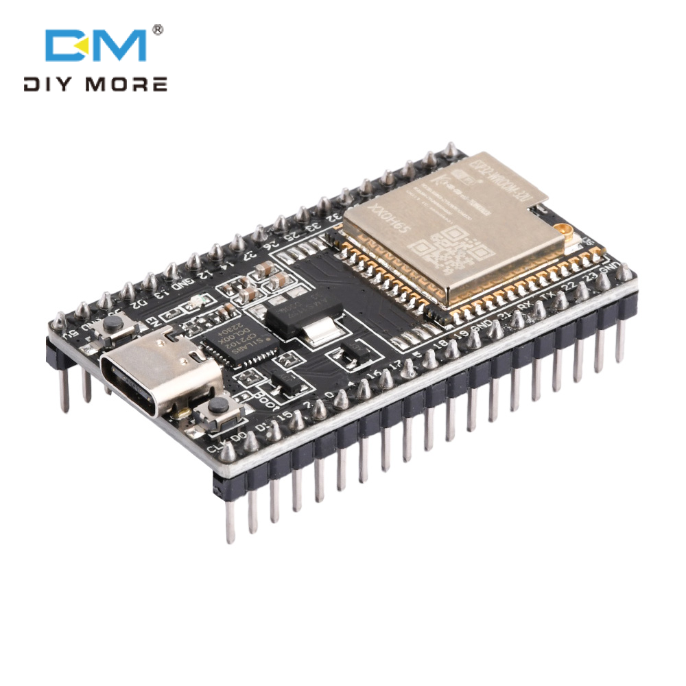 diymore ESP32 DevKitC WIFI+Bluetooth development board based ESP32 equipped with ESP32 WROOM-32D 32U ESP32 WROVER module IoT NodeMCU-32 TYPE-C