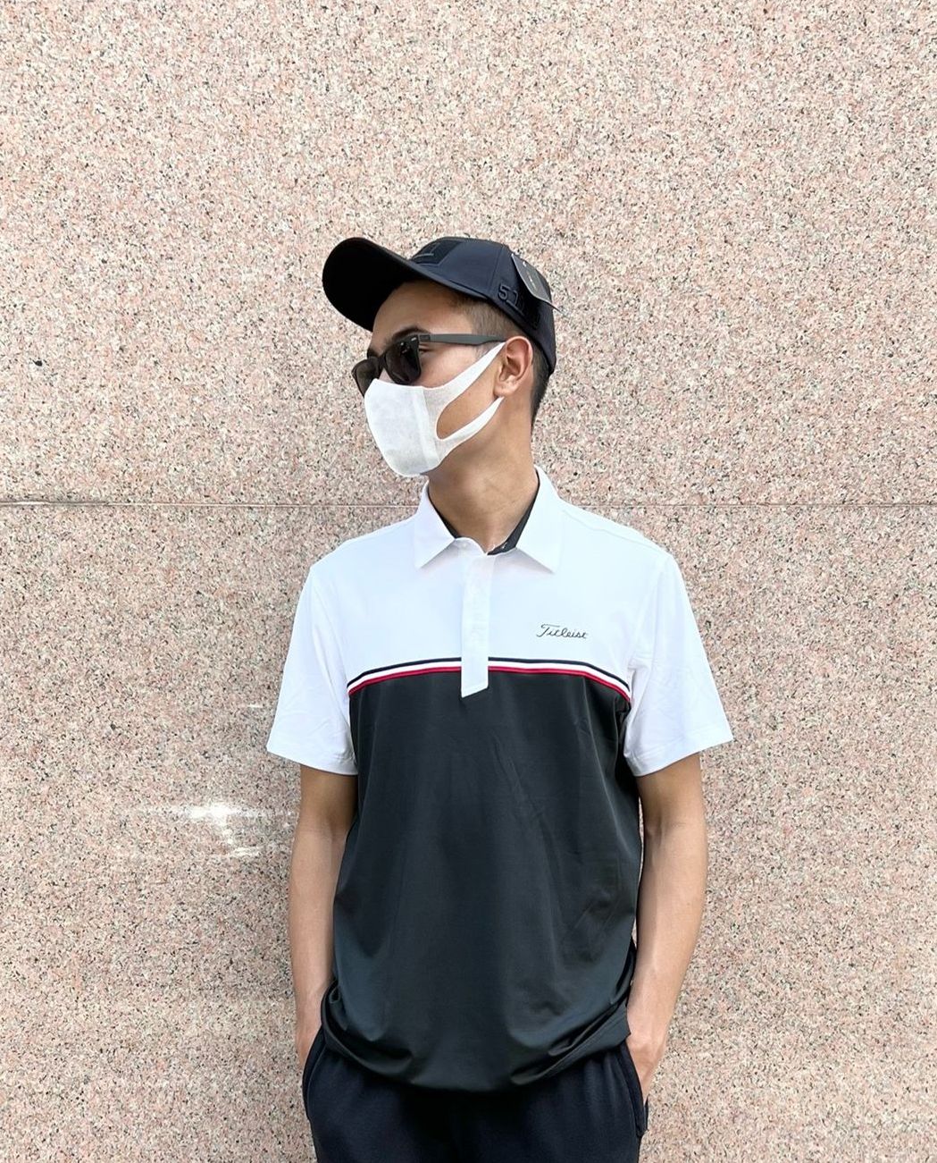 Áo thun nam polo thiết kế thể thao Titleist có cổ chất vải cotton cao cấp ngắn tay cực sang trọng và lịch lãm