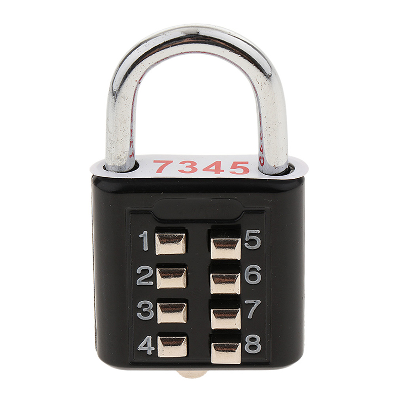 8 Digits Password Code Combination Padlock Zinc Alloy Suitcase For Luggage  Travel Code Smart Lock Code Keyed Anti-thieft Lock - AliExpress