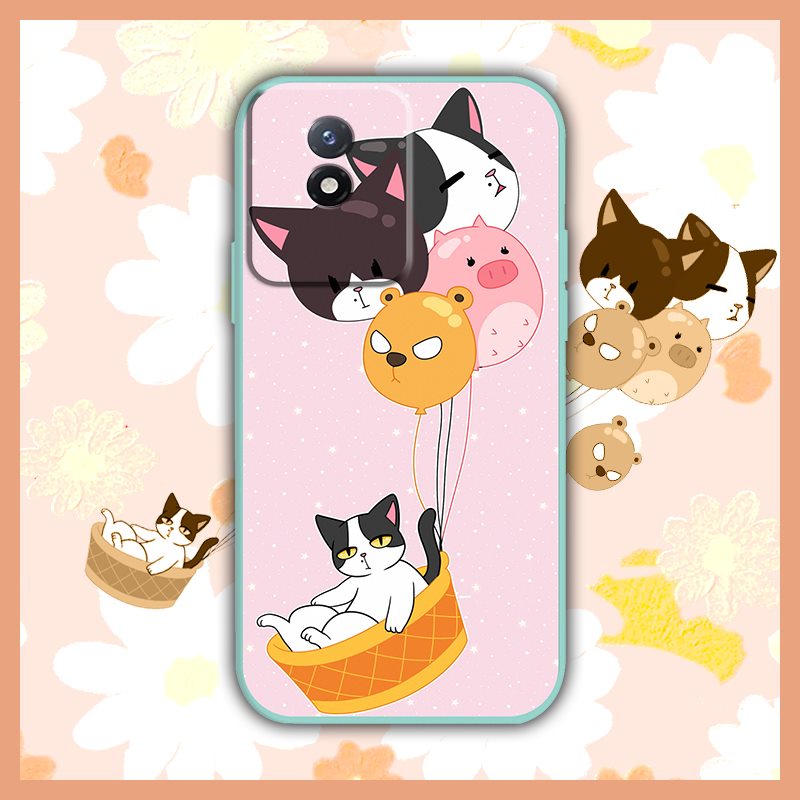 Liquid%20silicone%20shell%20phone%20case%20Phone%20Case%20For%20VIVO%20Y02%204G/Y11%202023/Y02A/Y02T%20Lens%20bump%20protection%20cat%20Cartoon%20cute%20-%20Image%206