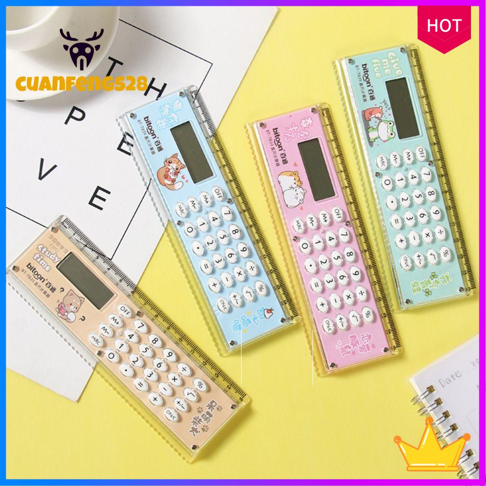 1 x Thước đo cực mỏng ống thẳng có thước đo văn phòng máy tính