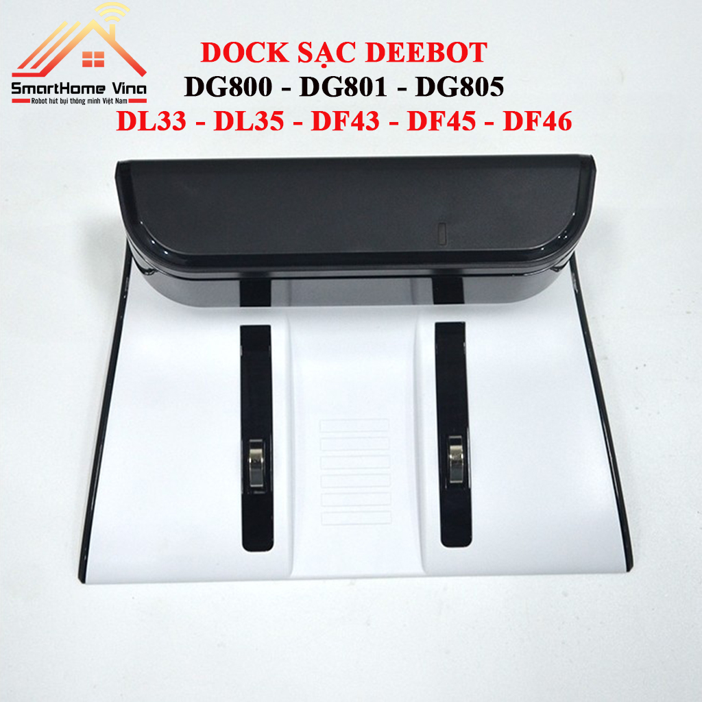 Dock sạc, đế sạc, dây sạc robot hút bụi ecovacs deebot dg800, dg801, dg805, dl33, dl35, df43, df45, df35