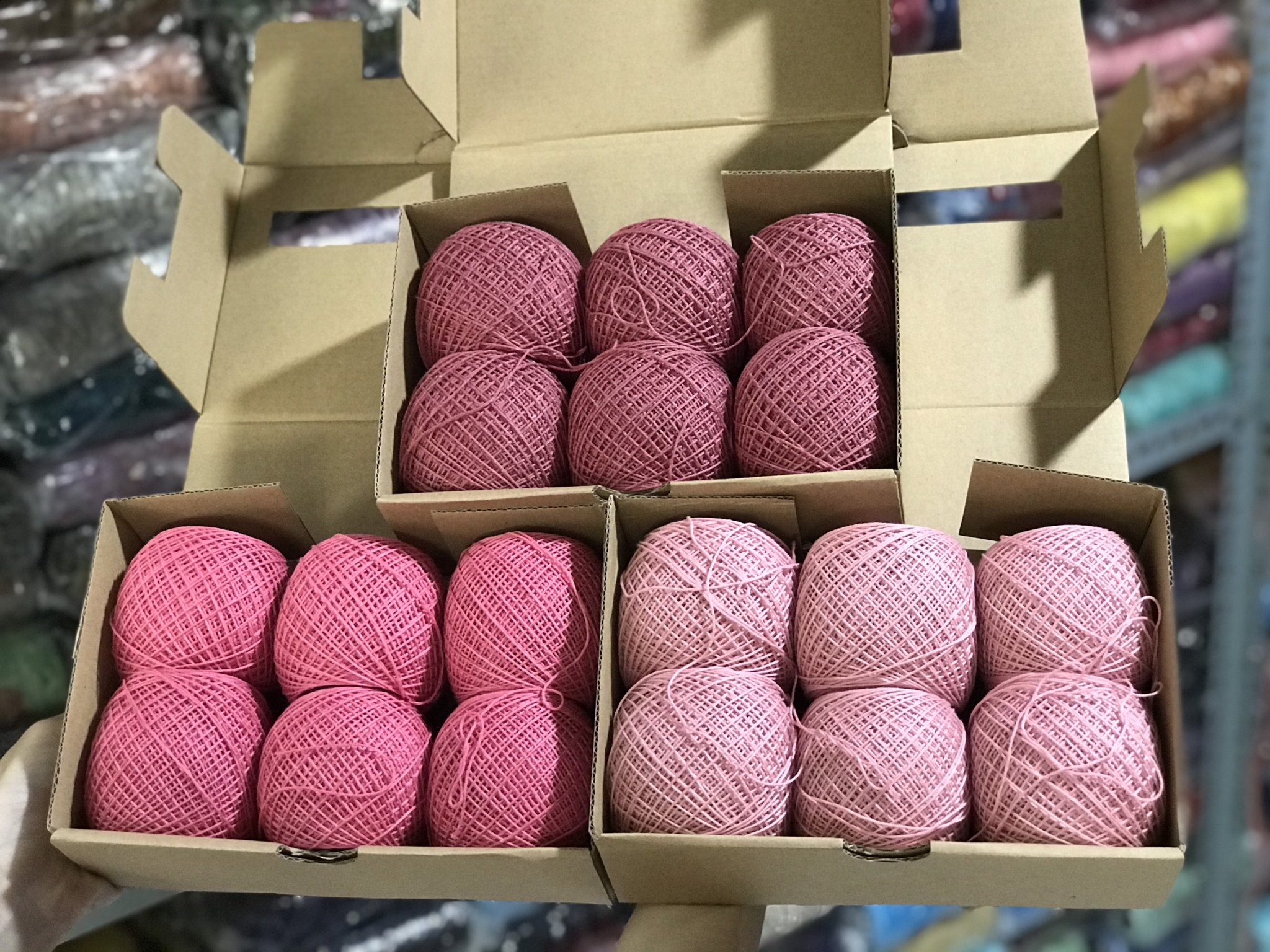 Sợi Lace Cotton Craft Yarn 1mm nhẹ, mát
