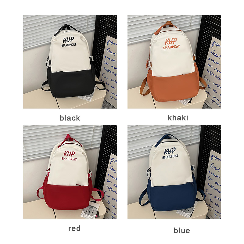 YA ZHOU LONG Backpack A new backpack for casual travel High-value lightweight backpack for junior high school and high school students
