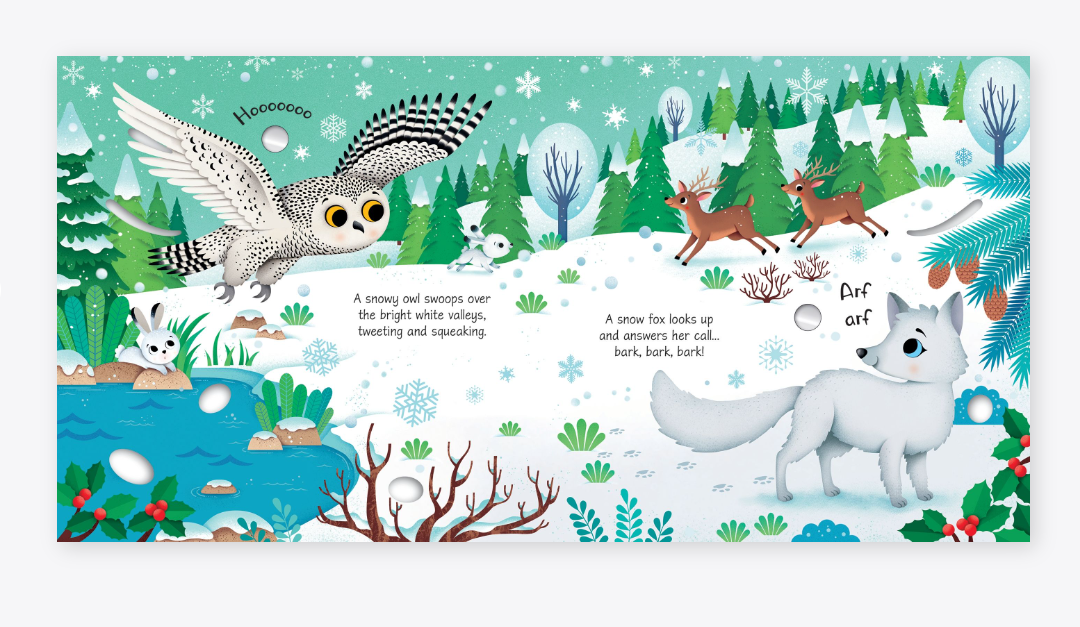 Sách Arctic Animals Sound Book