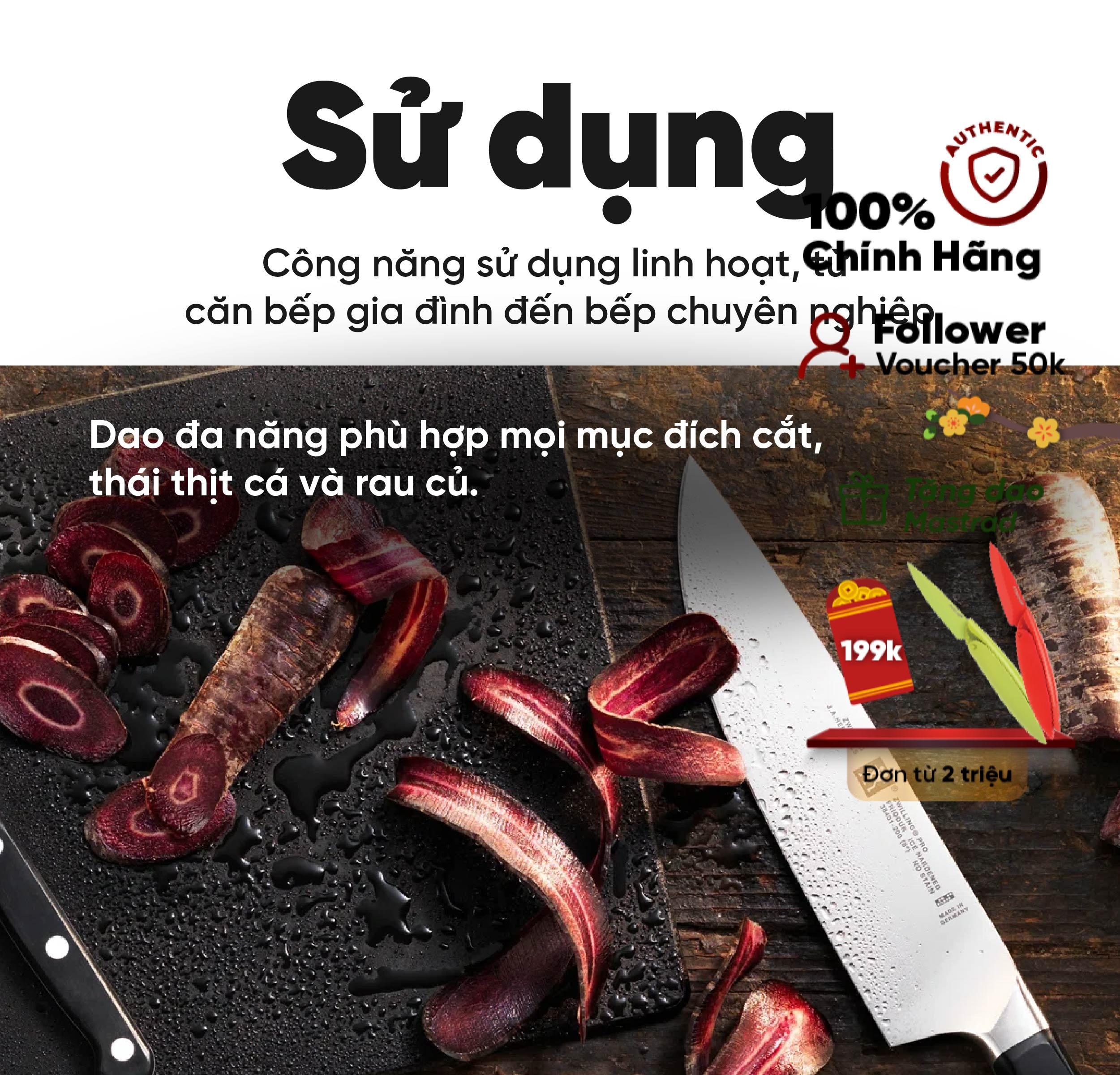 [Trả góp 0%] ZWILLING - Bộ dao ZWILLING Gourmet - 3 món