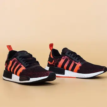 nmd r1 black orange