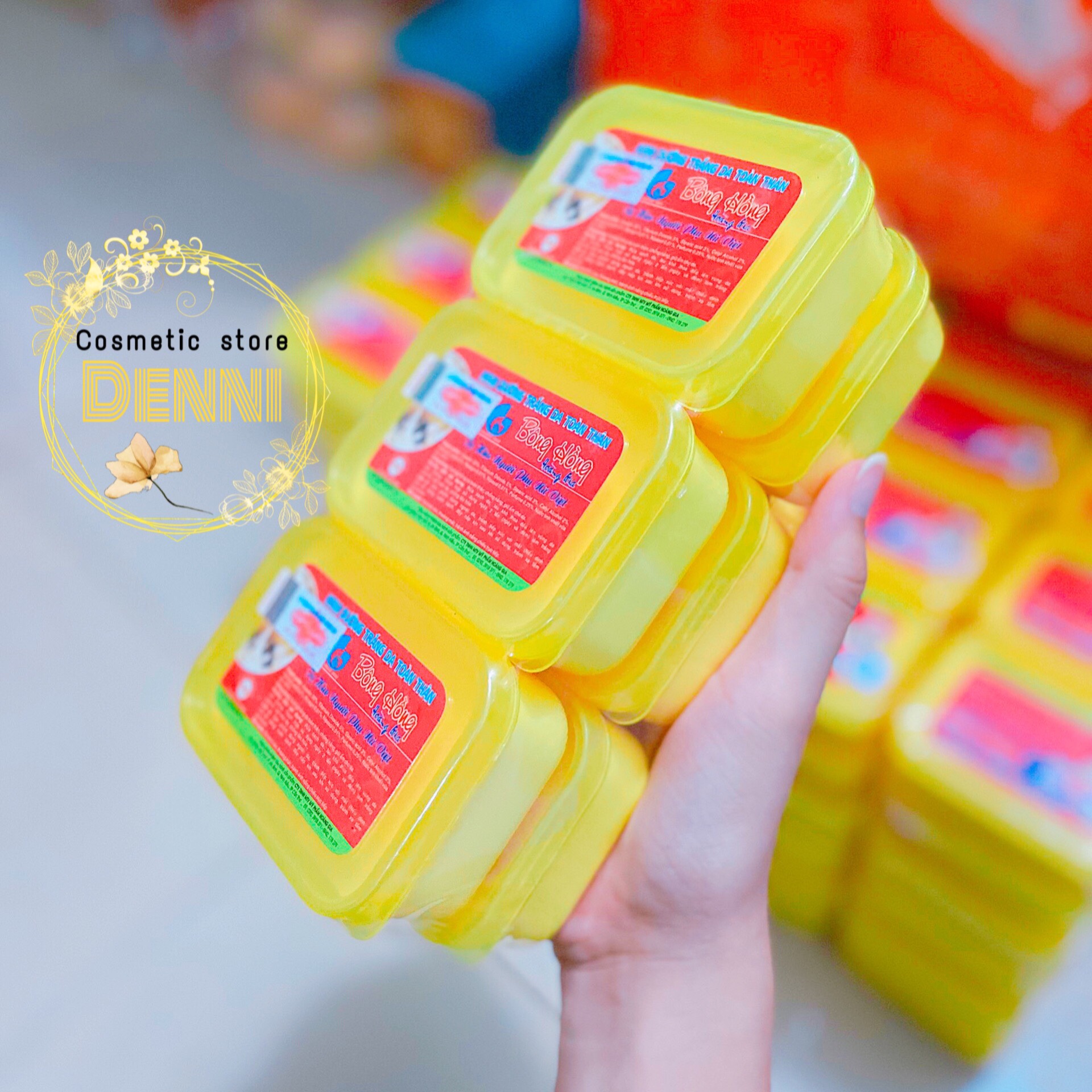 Sỉ 6 hủ kem bông hồng hoàng gia ngọc trai 100g