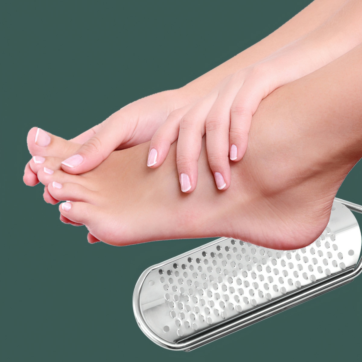 Bàn Trà Gót Inox Trà Gót Chân Lấy Da Chết Nail Spa-CA666