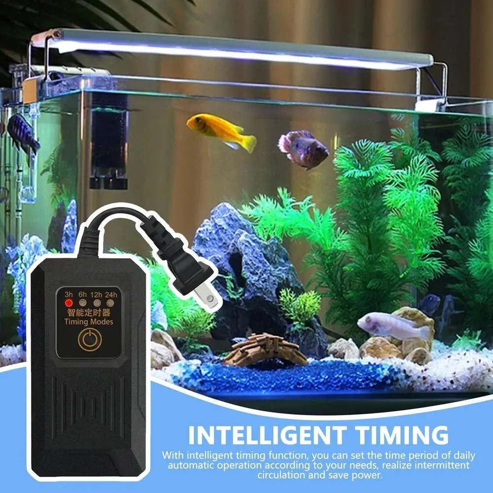 Durable Four-speed Cycle Aquarium Timer Stable Black Generator Timing ...