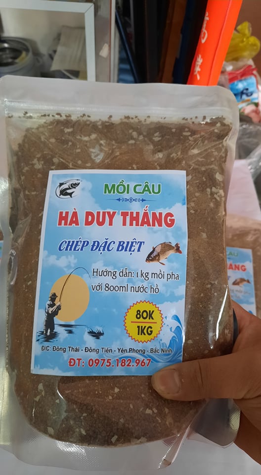 Mồi câu chép đặc biệt Hà Duy Thắng
