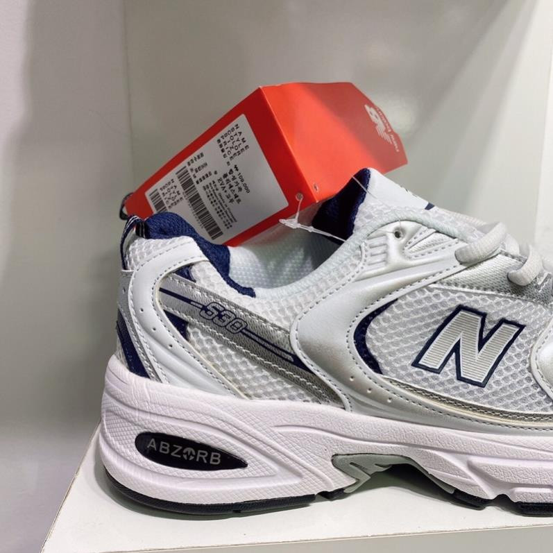 Giày Sneaker Thể Thao NB530 Bạc SC (Fullbox+bill+tất+tag+phụ kiện đi kèm)