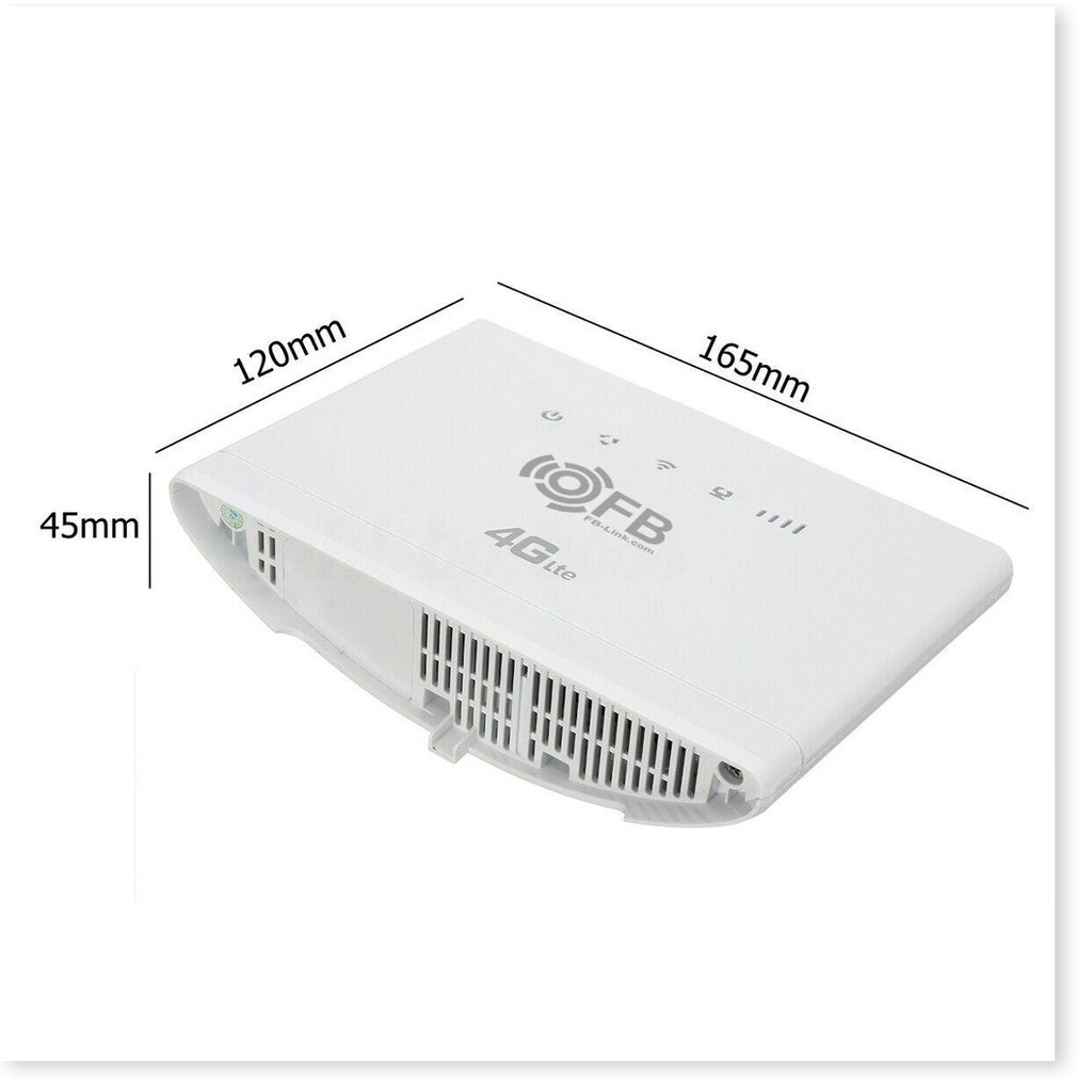 Router Wifi 4G LTE FB-Link CPE-V08 (Ko anten, chuyên dùng xe khách, 32 user, 1LAN)