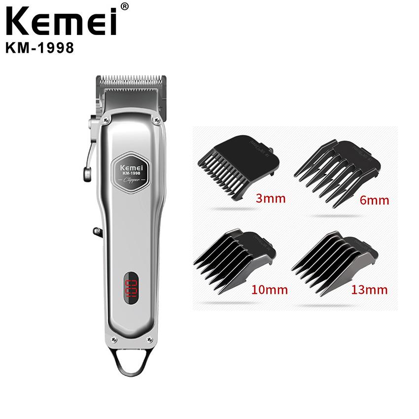 Tông đơ cắt tóc có đèn LED kemei KM 1998