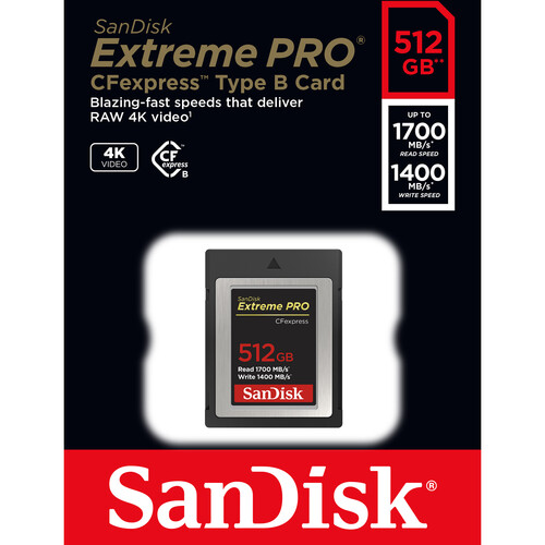 カメラ SanDiskExtremePRO 128GB CFexpress Type B