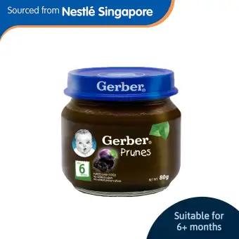 gerber prune baby food