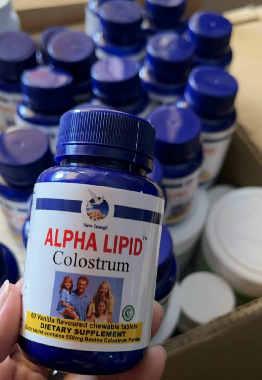 Sữa non ALPHA LIPID COLOSTRUM Capsules 60 VIÊN (hàng Newzealand)