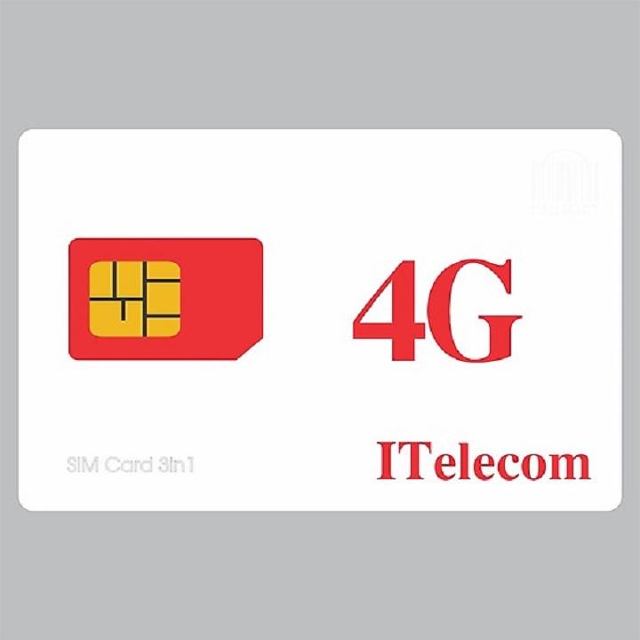 ( NHANH TAY KẺO LỠ) Sim Itelecom V77 gọi ngoại mạng chỉ 690đ/ phút, miễn phí 3GB/ ngày, gọi nội...