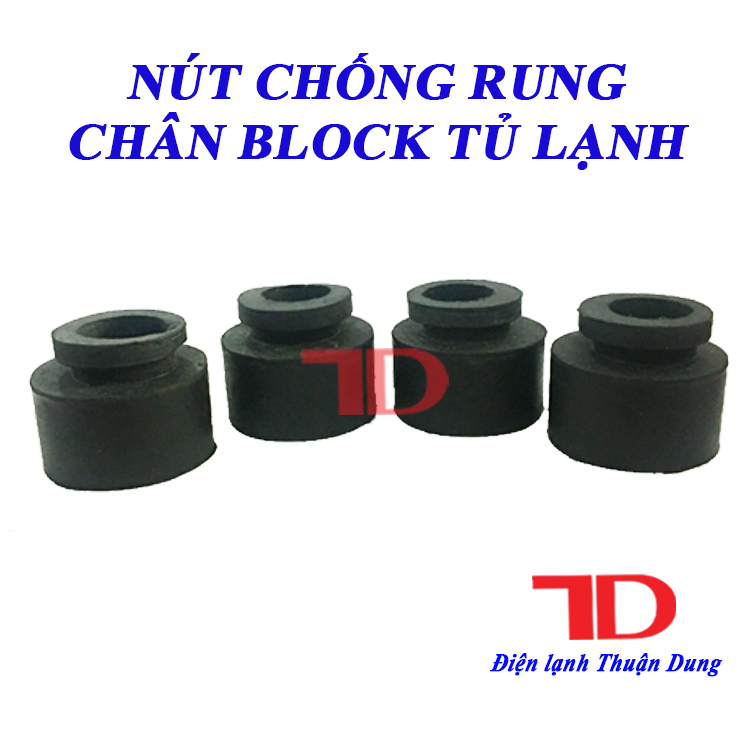 Combo 4 nút chống rung chân block tủ lạnh - Điện Lạnh Thuận Dung