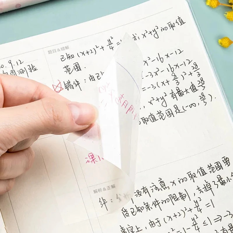 50 Tờ/Bộ Giấy Ghi Chú Trong Suốt Đa Chức Năng Ghi Chú Học Sinh Đồ Dùng Học Tập