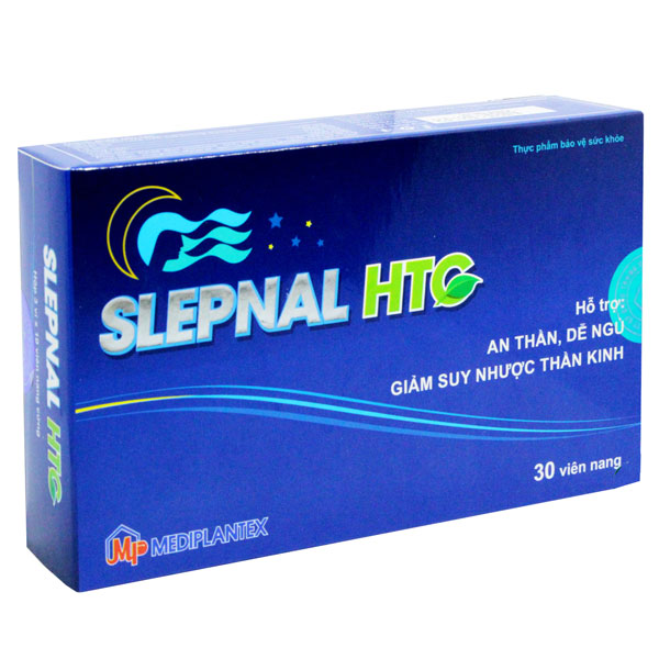 Slepnal HTC hỗ trợ giảm suy nhược thần kinh - an thần - dễ ngủ Hộp 30 viên thumbnail