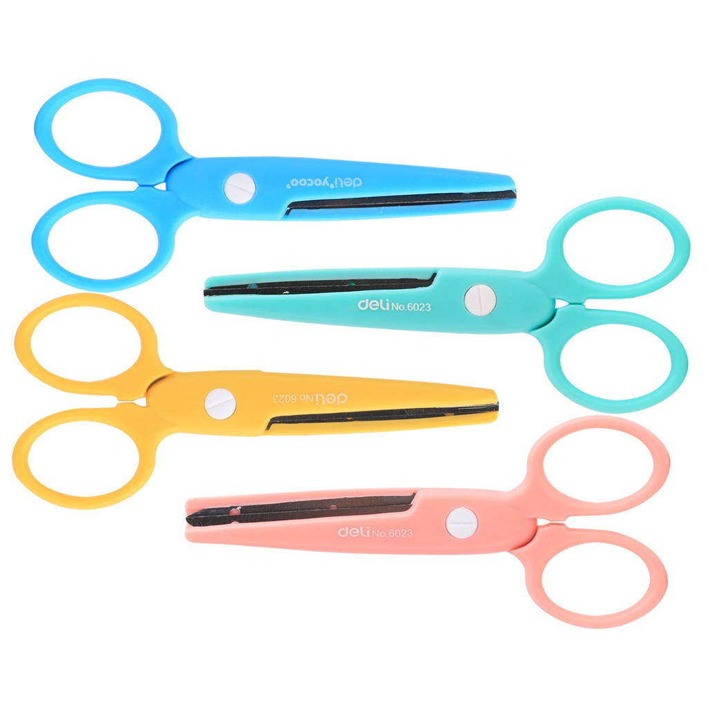 (1 Cây) Kéo Học Sinh Nhỏ Deli 131mm 6023