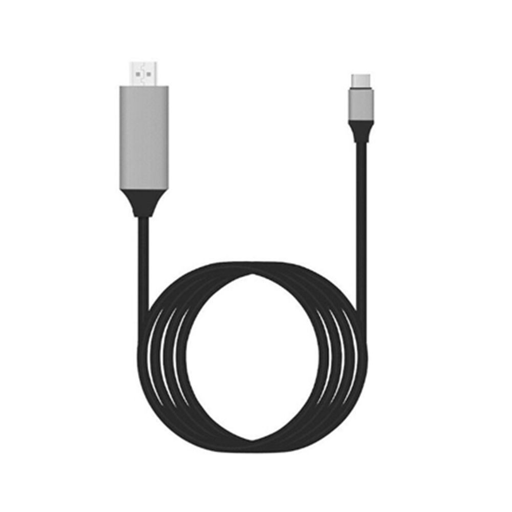 HXPUZM 2m 4K PC Tablet HDMI Adapter USB Hubs Type C To HD Cable Extend