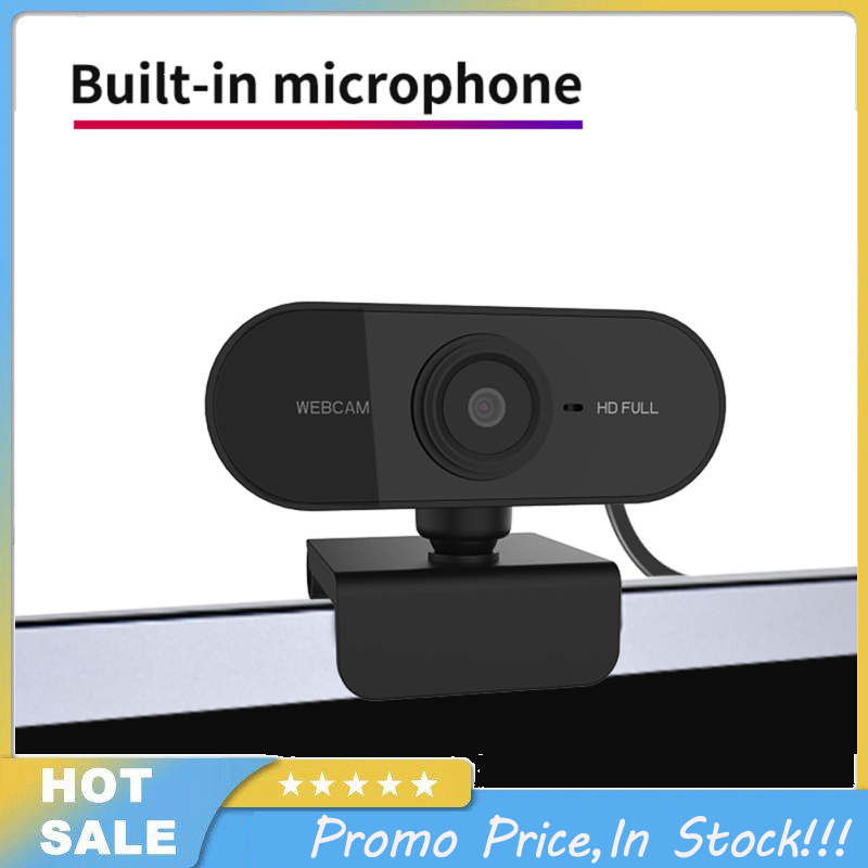 1080p Full Hd Webcam Built-in Microphone Usb Plug Web Cam Compatible For Mac Laptop Youtube Xbox Skype Pc Computer