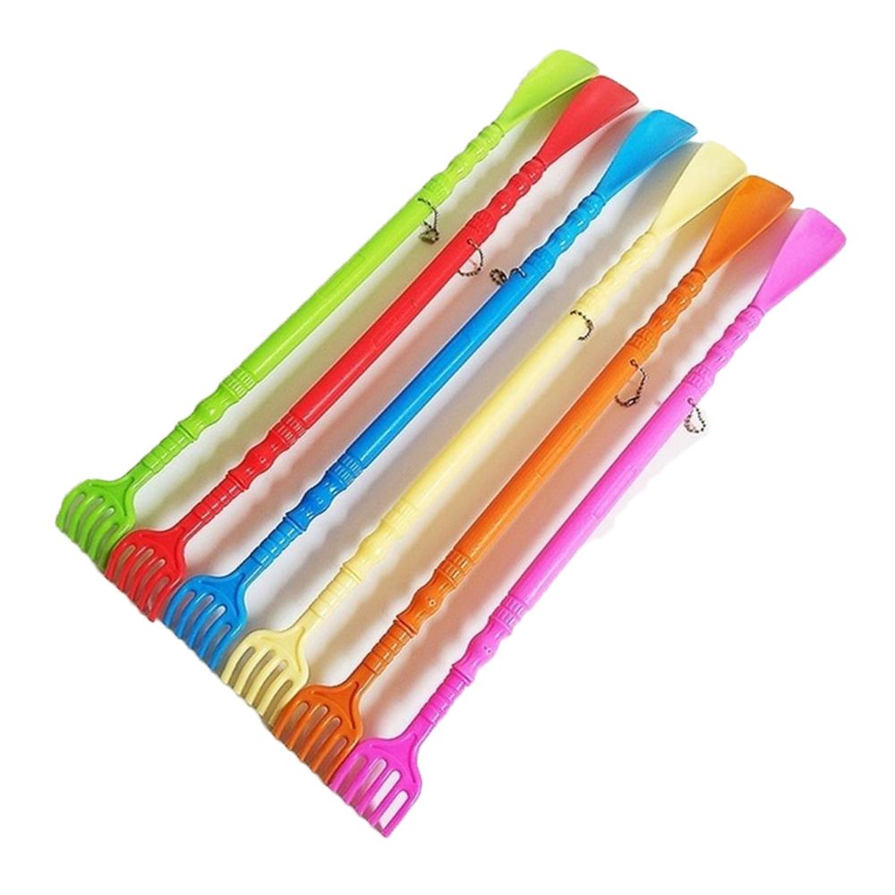 RONGPENG Random Color Shoes Hand Random Color Plastic Multifunctional 2 In 1 Tool Shoe Horn Back Scratcher Massage