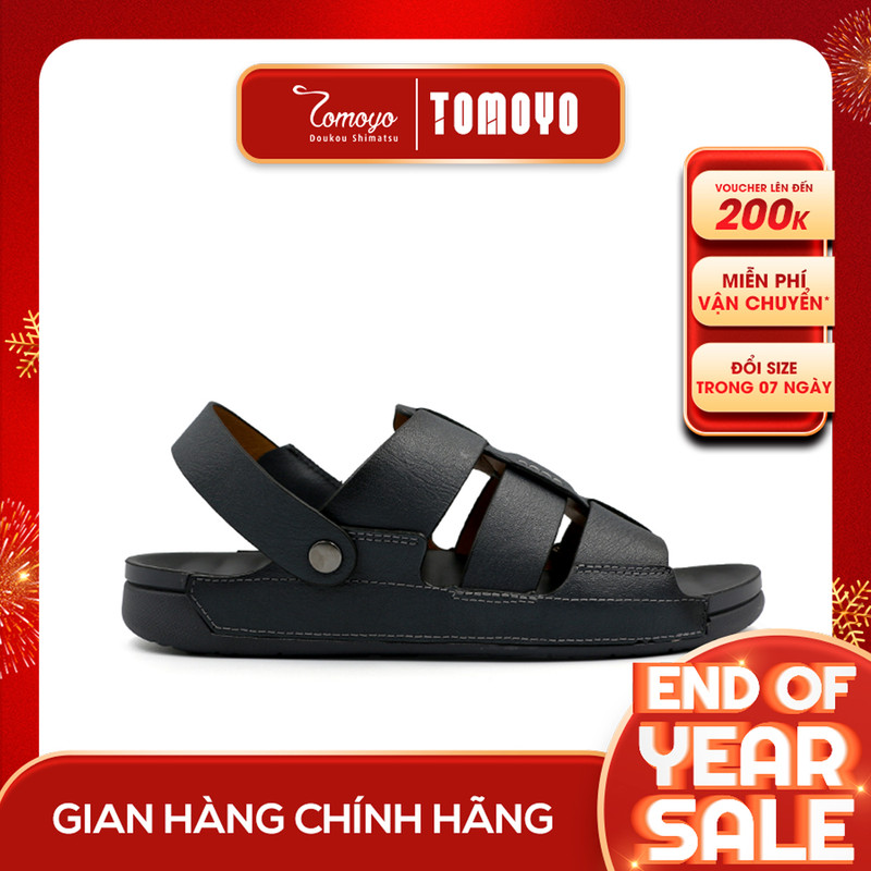 SIÊU SALE 6.6 | Giảm 30% đơn 199k - Dép Sandal Nam Da Bò Cao Cấp TMS300